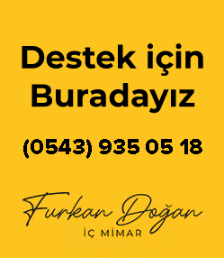 Furkan Doğan İç Mimarlık Proje Örneği